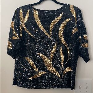 Iris VTG Sequined Top S/M